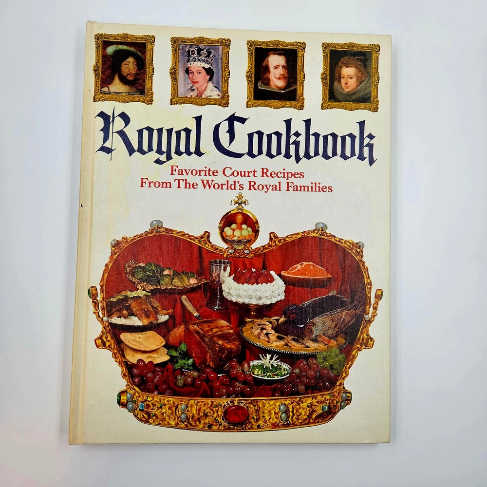 Royal Cookbook with Gold Accents Book
